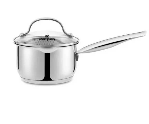 Quánh Inox 304 Kalpen Lermat 5 Đáy - Nồi Nấu Đều Nhiệt, Chịu Nhiệt Cao, Phù Hợp Tất Cả Các Loại Bếp, Dùng Nấu Súp, Xào, Chiên