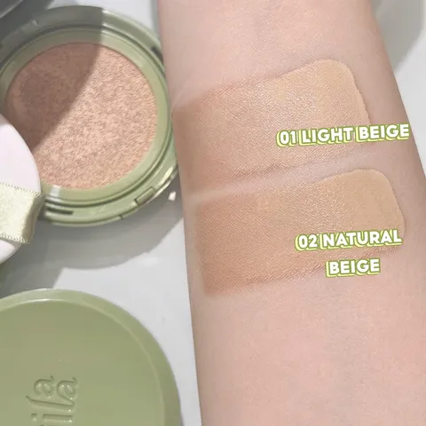 Phấn nước Gilaa Vegan Super Glow Cushion SPF50+ PA++++ - Giúp da căng bóng, bền màu 24h, chứa 20% rau má, phù hợp cho da nhạy cảm, mụn