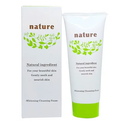 Sữa Rửa Mặt Dưỡng Sáng Da Naris Nature Whitening 100g - Sản Phẩm Nhật Bản Giúp Làm Sạch Sâu Và Cung Cấp Dưỡng Chất Cho Da Mịn Màng