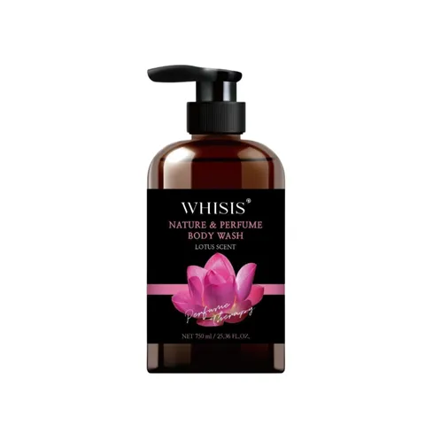 Sữa Tắm Dưỡng Ẩm WHISIS Nature & Parfum 750ml - Chiết Xuất Tự Nhiên, Làm Sạch & Dưỡng Sáng Da, Mùi Hương Tươi Mát Quý Phái