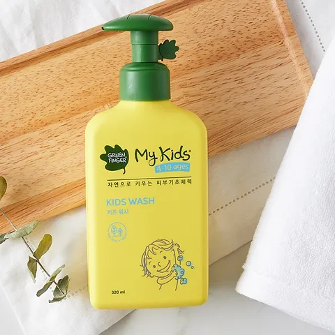 Sữa tắm thiên nhiên Greenfinger My Kids Kids Wash cho bé 4-10 tuổi - Dưỡng ẩm, Hương thơm ngọt ngào, An toàn cho da trẻ em