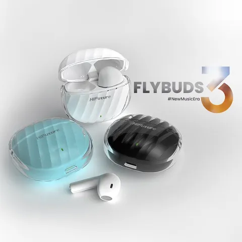 Tai nghe HiFuture FlyBuds 3 - Tai Nghe Không Dây Bluetooth 5.3 Chống Nước iPX5, Âm Thanh AAC Sắc Nét, Thời Gian Sử Dụng 30 Giờ