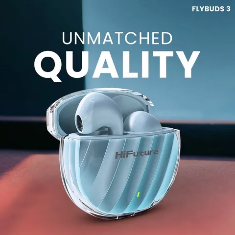 Tai nghe HiFuture FlyBuds 3 - Tai Nghe Không Dây Bluetooth 5.3 Chống Nước iPX5, Âm Thanh AAC Sắc Nét, Thời Gian Sử Dụng 30 Giờ