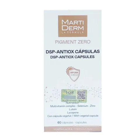 Viên Uống Chống Nắng Sáng Da MartiDerm Pigment Zero DSP Antiox - Giúp Bảo Vệ Da, Ngăn Ngừa Sạm Nám, Tăng Cường Độ Rạng Rỡ 60 Viên