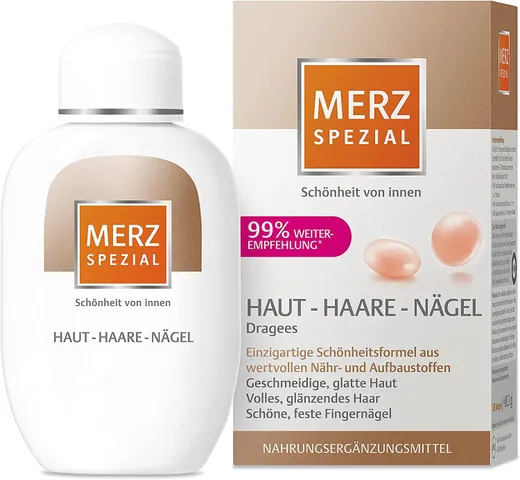 Viên uống Merz Spezial Dragees hỗ trợ đẹp da, tóc và móng - Cải thiện sức khỏe da, tóc chắc khỏe, móng đẹp từ bên trong