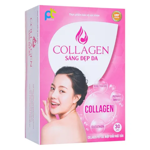 Viên Uống P&T Collagen & Slim-Body Plus - Hỗ Trợ Làm Đẹp Da và Giảm Cân 30 Viên - Tăng Cường Độ Đàn Hồi, Dưỡng Ẩm Da