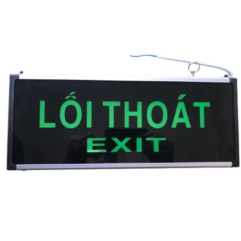 Đèn EXIT thoát hiểm PCCC 2 mặt - Bóng LED siêu sáng, dùng pin sạc dự phòng - An toàn cho mọi tình huống khẩn cấp