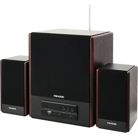 Loa vi tính Microlab FC-530U 2.1 Kênh - Công suất 64W, Tích hợp USB & FM Radio, Âm Thanh Mạnh Mẽ, Thiết Kế Gọn Gàng