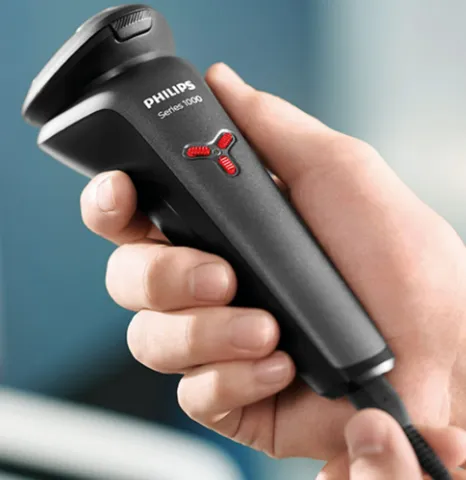 Máy Cạo Râu Philips S1213 3 Lưỡi Sạc Điện - Công Nghệ Cắt Tối Ưu, Chống Nước IPX7, Sạc Nhanh 1 Giờ