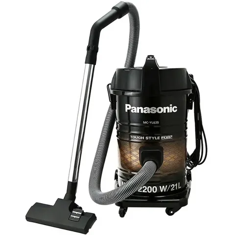 Máy Hút Bụi Công Nghiệp Panasonic MC-YL635 2200W - Thiết Kế Di Động, Bộ Lọc Kháng Khuẩn, Dung Tích 21L, Phù Hợp Với Văn Phòng Và Xưởng Sản Xuất