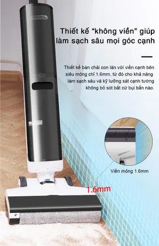 Máy Hút Bụi Lau Nhà Không Dây Tự Giặt Giẻ Akono S5 Pro - Lực Hút 14000Pa, Chức Năng Thông Minh, Tiện Lợi Cho Gia Đình