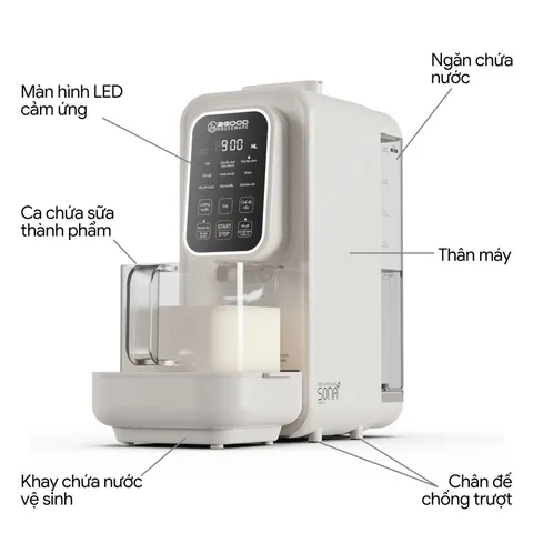 Máy Làm Sữa Hạt 2Good Sona i8 - Tự Nấu, Tự Vệ Sinh Tiện Lợi, Sữa Hạt Ngon, Không Tốn Thời Gian Vệ Sinh