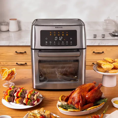 Nồi Chiên Không Dầu Đa Năng 2Good Vortex S-18 15L - Thiết Kế Sang Trọng, Dễ Sử Dụng, Khu Vực 220°C, Phù Hợp Gia Đình 5-6 Người