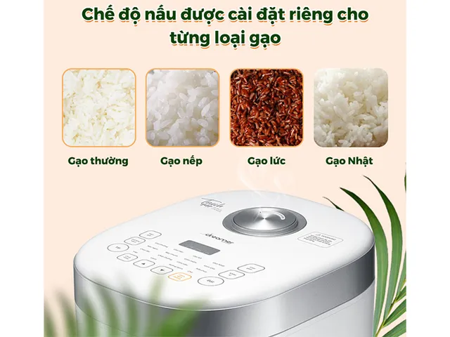 Nồi Cơm Điện Cao Tần 18 Chức Năng Dreamer DKA-IRC118 - Hẹn Giờ, Công Nghệ IH, Dung Tích 1.8L, Chế Độ Nấu Đặc Biệt cho Gạo