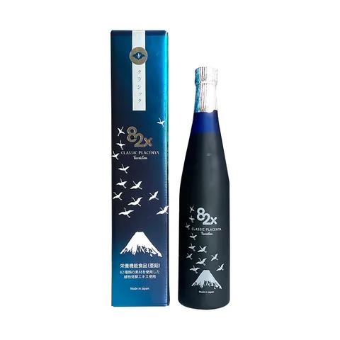 Nước Uống Tinh Chất Nhau Thai 82x Fucoidan Placenta Nhật Bản 500ml - Hỗ Trợ Đẹp Da, Tăng Cường Sức Khỏe, Bồi Bổ Tinh Chất Tự Nhiên