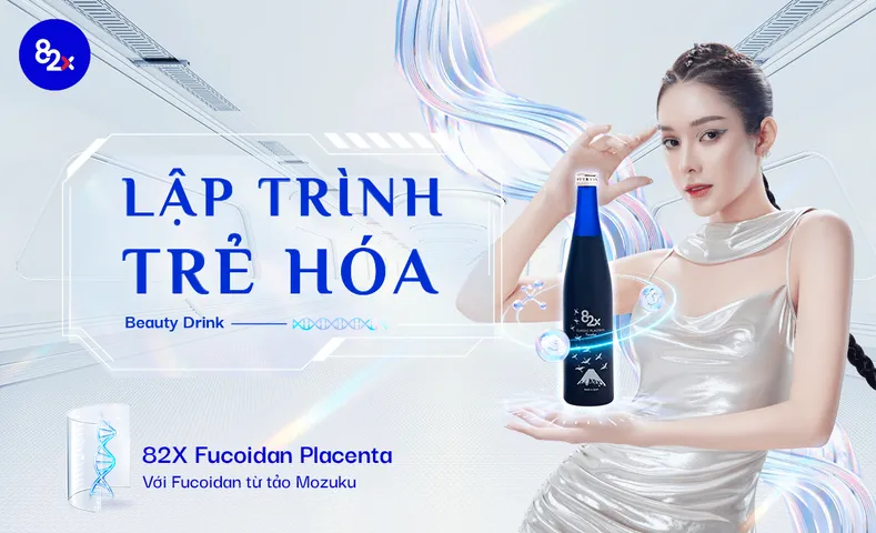 Nước Uống Tinh Chất Nhau Thai 82x Fucoidan Placenta Nhật Bản 500ml - Hỗ Trợ Đẹp Da, Tăng Cường Sức Khỏe, Bồi Bổ Tinh Chất Tự Nhiên