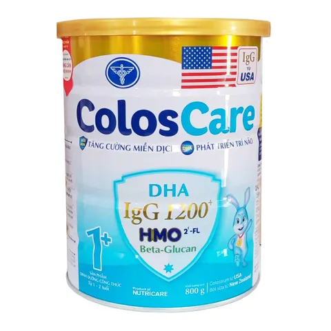Sữa non ColosCare 1+ 800g cho bé từ 1-10 tuổi - Giàu dinh dưỡng, hỗ trợ tăng cường miễn dịch và phát triển toàn diện