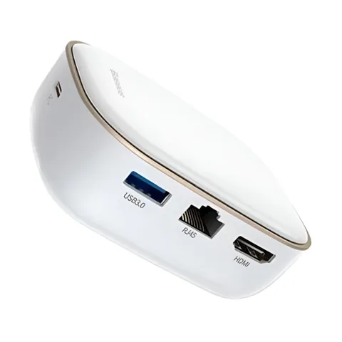 Bộ Hub mở rộng 7 in 1 60W Baseus Type-C - Adapter Sạc & Kết Nối USB 3.0, 4K HDMI cho Laptop, Macbook, Smartphone