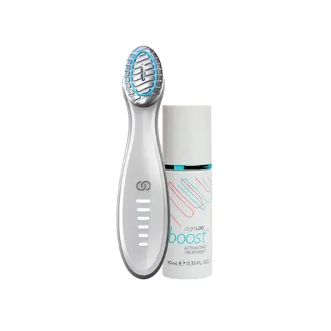 Bộ Máy Đẩy Tinh Chất Nuskin Ageloc Boost + Serum Cải Thiện Độ Sáng Da, Trẻ Hóa Da, Massage Mặt Hiện Đại, Đem Lại Làn Da Tươi Trẻ.
