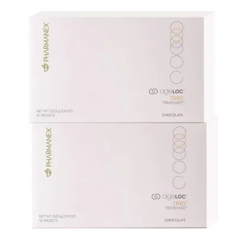 Bột Uống Hỗ Trợ Kiểm Soát Cân Nặng Nuskin TR90 TrimShake Hương Socola 15 Gói - Giúp Kiểm Soát Cân Nặng Hiệu Quả Với Protein Cao