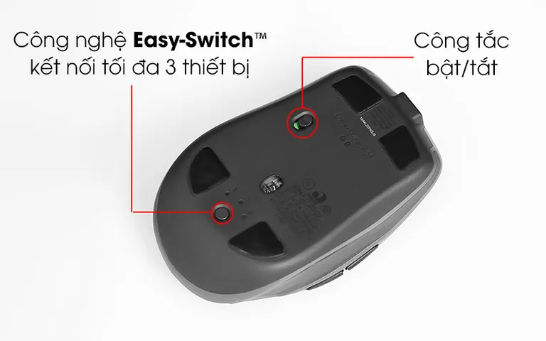 Chuột không dây Logitech MX Anywhere 2S - Chuột Bluetooth kết nối USB, DPI 4000, thời gian sử dụng pin tới 70 ngày, thiết kế ergonomic siêu tiện lợi