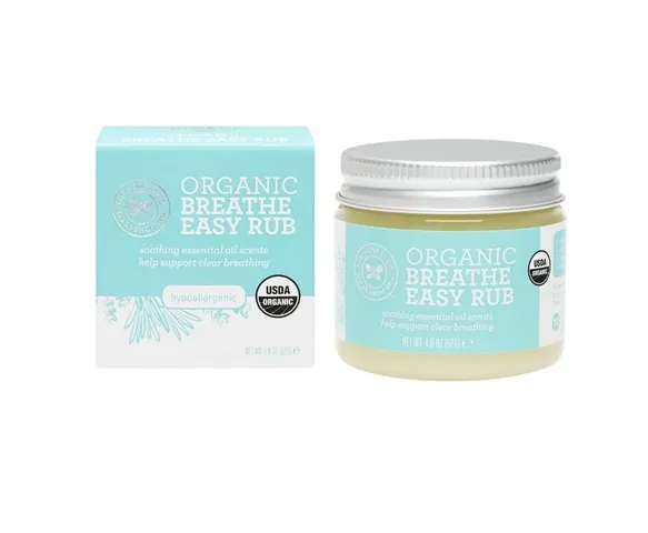 Dầu Bôi Ấm Ngực Organic Rub Cho Bé Từ Sơ Sinh - Hỗ Trợ Giảm Ho, Làm Dịu Đường Hô Hấp, Hương Thơm Dịu Nhẹ, An Toàn Cho Trẻ Em