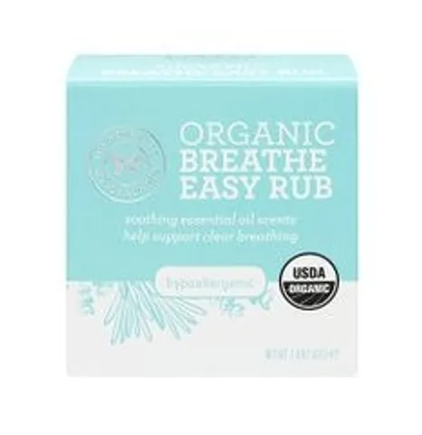 Dầu Bôi Ấm Ngực Organic Rub Cho Bé Từ Sơ Sinh - Hỗ Trợ Giảm Ho, Làm Dịu Đường Hô Hấp, Hương Thơm Dịu Nhẹ, An Toàn Cho Trẻ Em