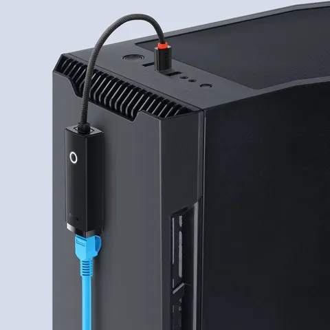 Hub Chuyển Type C Sang LAN RJ45 Baseus Lite Series - Bộ Chuyển Đổi Ethernet Tốc Độ Cao 1000Mbps Chất Liệu Nhôm Siêu Bền