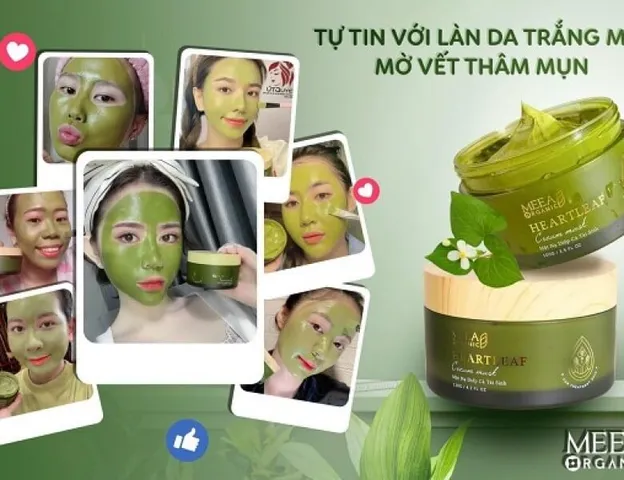 Mặt Nạ Diếp Cá Tái Sinh Da Meea Organic 120g - Hỗ Trợ Cải Thiện Mụn, Làm Dịu Da Nhạy Cảm, Chiết Xuất Tự Nhiên
