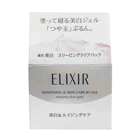 Mặt Nạ Ngủ Dưỡng Trắng Shiseido Elixir - Hỗ Trợ Tái Tạo Da, Cấp Ẩm, Săn Chắc - 105g