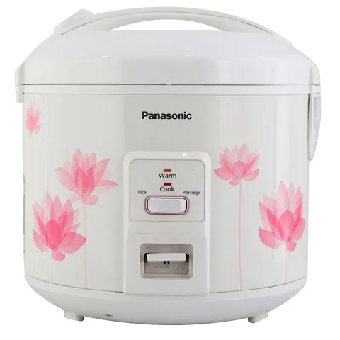 Nồi cơm điện Panasonic SR-MVP187HRA 1.8 lít - Kiểu dáng sang trọng, lòng nồi chống dính bền, nấu cơm và cháo nhanh chóng cho gia đình 4-6 người