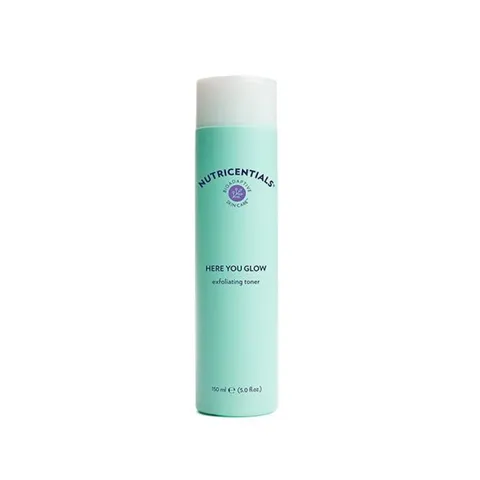 Nước Hoa Hồng Nutricentials Here You Glow Exfoliating Toner 150ml - Cân Bằng Da Dầu, Giúp Làm Sáng và Mịn Da, Dưỡng Ẩm Tự Nhiên