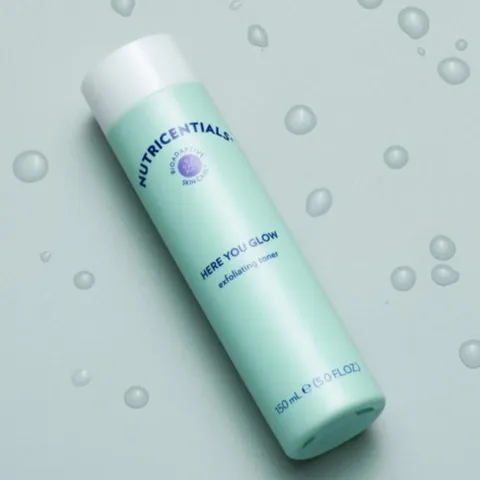 Nước Hoa Hồng Nutricentials Here You Glow Exfoliating Toner 150ml - Cân Bằng Da Dầu, Giúp Làm Sáng và Mịn Da, Dưỡng Ẩm Tự Nhiên