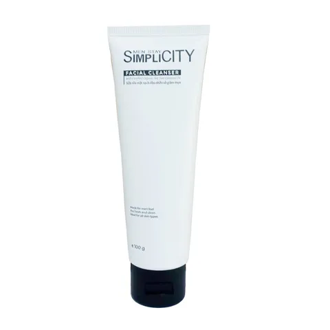 Sữa Rửa Mặt Ngừa Mụn Men Stay Simplicity Facial Cleanser 80g Cho Nam - Giúp Giảm Mụn, Dưỡng Ẩm, Thảo Dược Tự Nhiên, Nam Tính