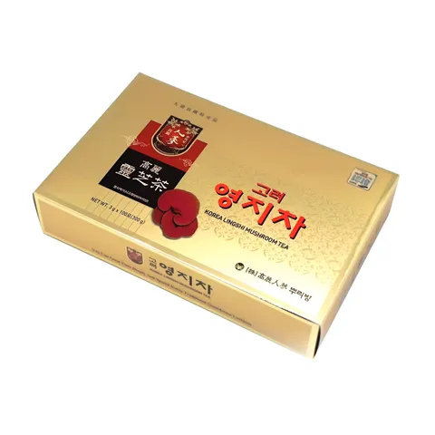 Trà Nấm Linh Chi Lingshi Mushroom Tea 100 Gói - Hỗ Trợ Tăng Cường Sức Khỏe, Cải Thiện Giấc Ngủ & Giảm Căng Thẳng - Sản Phẩm Hàn Quốc Chính Hãng