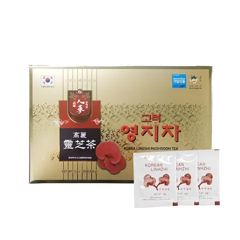 Trà Nấm Linh Chi Lingshi Mushroom Tea 100 Gói - Hỗ Trợ Tăng Cường Sức Khỏe, Cải Thiện Giấc Ngủ & Giảm Căng Thẳng - Sản Phẩm Hàn Quốc Chính Hãng