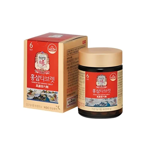 Viên Hồng Sâm KGC Cheong Kwan Jang 180 Viên - Bột Hồng Sâm 6 Năm Tuổi Hàn Quốc Giúp Tăng Cường Sức Khỏe, Năng Lượng Và Tinh Thần Sảng Khoái