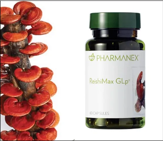 Viên Nấm Linh Chi Nuskin ReishiMax GLP - Tăng Cường Miễn Dịch, Hỗ Trợ Hấp Thụ Dưỡng Chất, 60 Viên Mỹ