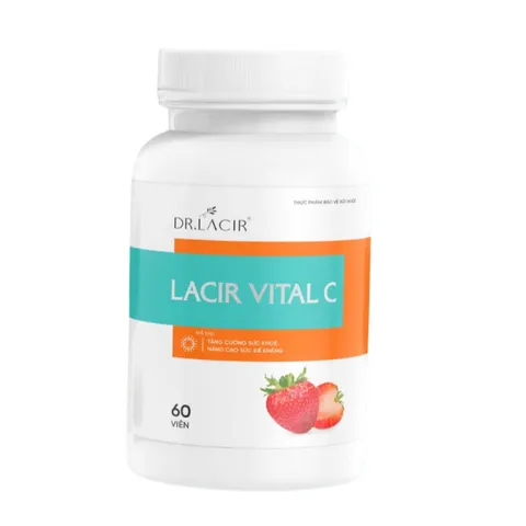 Viên Uống Hỗ Trợ Bổ Sung Vitamin C Dr. Lacir - Tăng Cường Đề Kháng, Làm Đẹp Da, Collagen Tự Nhiên, Hỗ Trợ Sức Khỏe 60 Viên