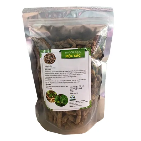 Ba Kích Rừng Tự Nhiên Sấy Khô Mộc Sắc - Thực Phẩm Khô Giúp Tăng Cường Sức Khỏe, 500g, Giảm Căng Thẳng, Hỗ Trợ Tuần Hoàn Máu