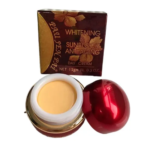 Bộ Kem Dưỡng Da Hoa Cúc Pau Jen Pai Ngày và Đêm 15g - Chăm Sóc Da Trắng Sáng, Cung Cấp Độ Ẩm, Giảm Sạm Nám, Tàn Nhang