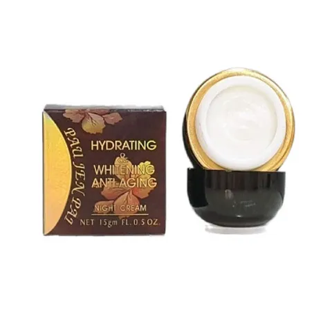 Bộ Kem Dưỡng Da Hoa Cúc Pau Jen Pai Ngày và Đêm 15g - Chăm Sóc Da Trắng Sáng, Cung Cấp Độ Ẩm, Giảm Sạm Nám, Tàn Nhang