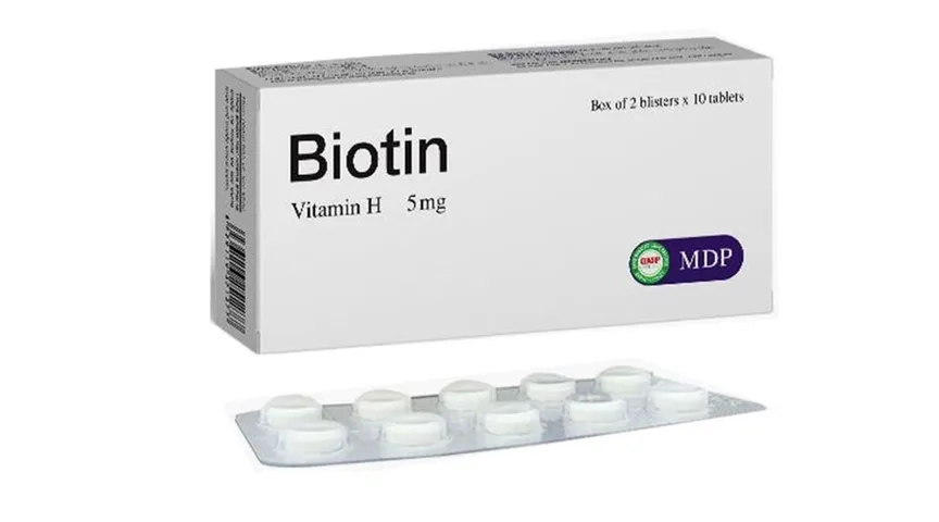 Combo 3 Hộp Viên Uống Biotin MDP Giảm Rụng Tóc, Cải Thiện Tình Trạng Móng Yếu, Hỗ Trợ Làm Đẹp Tóc và Da