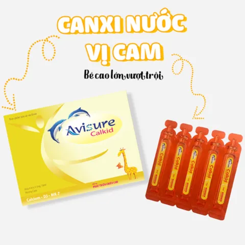 Combo Sắt Canxi Avisure Calkid & Safoli Drop cho Bé - Bổ Sung Dinh Dưỡng Bằng Siro Thơm Ngon, Hỗ Trợ Tăng Chiều Cao & Phát Triển Toàn Diện