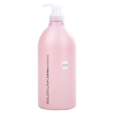 Dầu Gội Phục Hồi Tóc Kumano Salon Link Extra Shampoo 1000ml - Chứa Bơ Hạt Mỡ và Mật Ong, Mùi Hương Sang Trọng, Nuôi Dưỡng Tóc Mềm Mượt