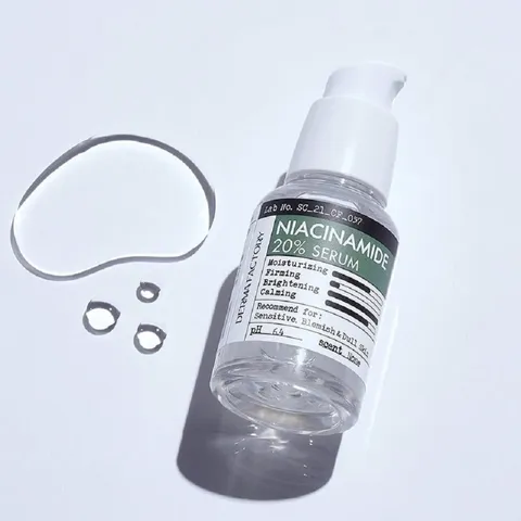 Serum Niacinamide 20% Derma Factory 30ml - Dưỡng Trắng Da, Mờ Thâm, Cấp Ẩm, Làm Mịn Da, Se Khít Lỗ Chân Lông