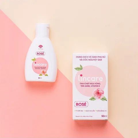 Dung dịch vệ sinh phụ nữ Lincare - Gel chăm sóc vùng kín tự nhiên, ngăn ngừa vi khuẩn, khử mùi hiệu quả, tiện lợi 50ml