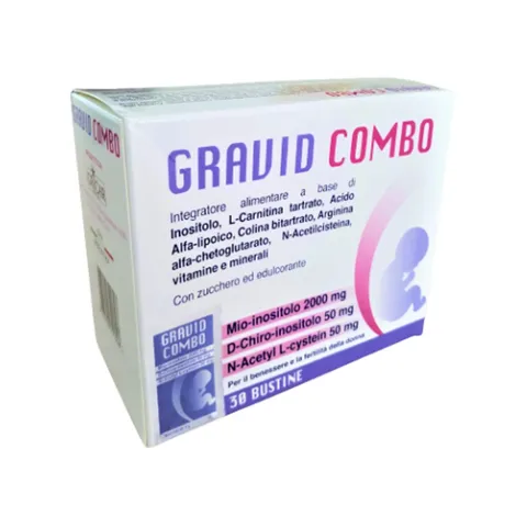 Gravid Combo Viên Uống Tăng Cường Khả Năng Thụ Thai - Vitamin Cải Thiện Chất Lượng Trứng Cho Phụ Nữ, Hộp 30 Gói