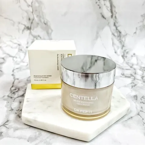 Kem Dưỡng Dr.Pepti Centella Moist Soothing Gel 70ml - Giúp Cấp Ẩm, Làm Dịu Da, Phục Hồi Da Khô, Nhăn, Thích Hợp Mọi Loại Da