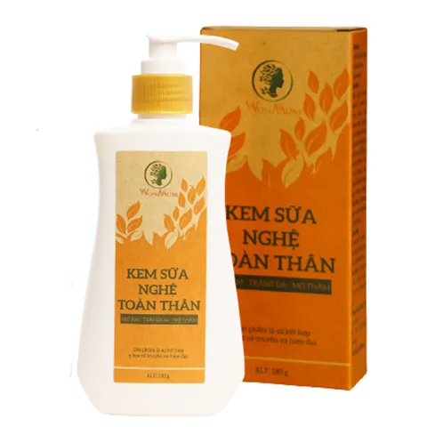 Kem Sữa Nghệ Toàn Thân Wonmom - Dưỡng Trắng, Giữ Ẩm, Mờ Thâm Cho Mẹ Sau Sinh - 150g Từ Thiên Nhiên